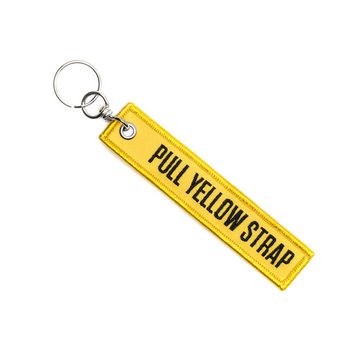 Pull Yellow Strap Keychain